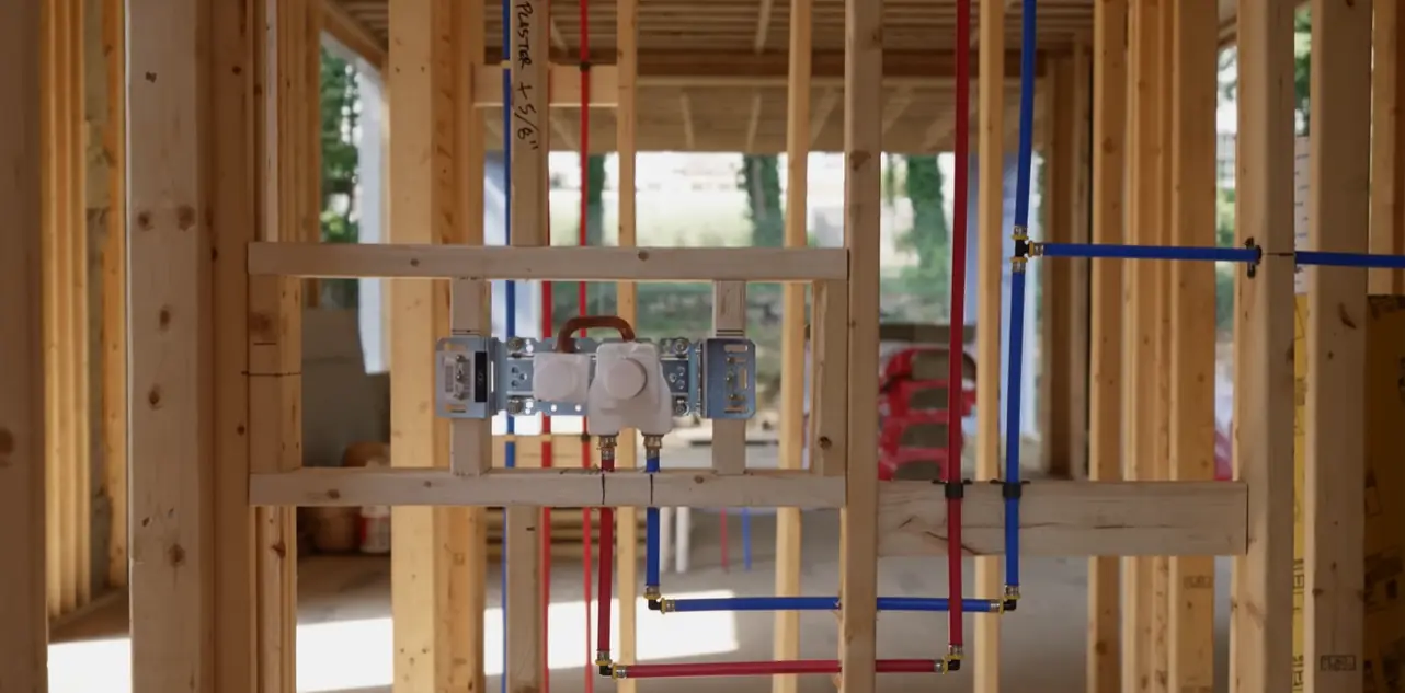 Bathroom PEX repiping rough-in Whittier CA
